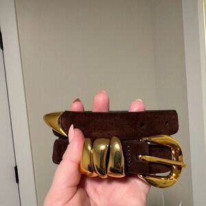 Madewell chocolate brown belt size large

Sold out on madewell website